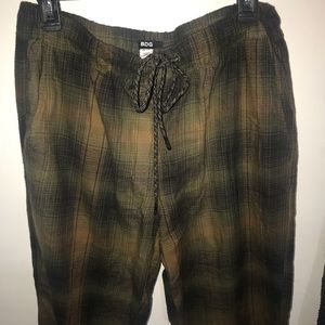 Plaid joggers